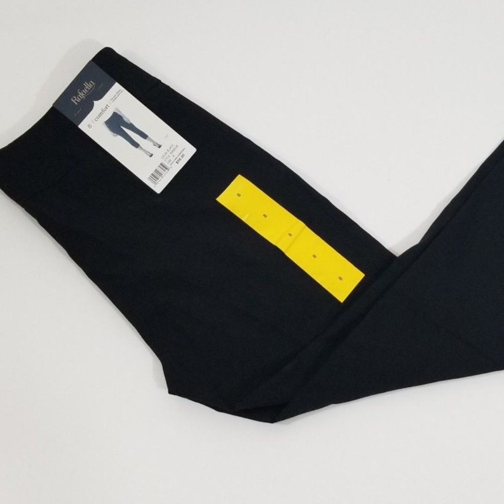 Rafaella Comfort Black Size 8 Capris Dress Pants